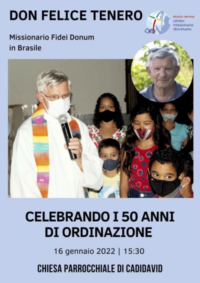 don Felice Tenero: prete da 50 anni